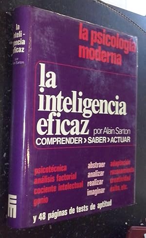 Imagen del vendedor de La inteligencia eficaz a la venta por Librera La Candela