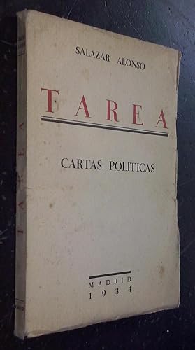 Immagine del venditore per Tarea. Cartas polticas venduto da Librera La Candela