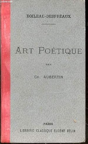 Bild des Verkufers fr Art Potique, par Ch. Aubertin zum Verkauf von Le-Livre