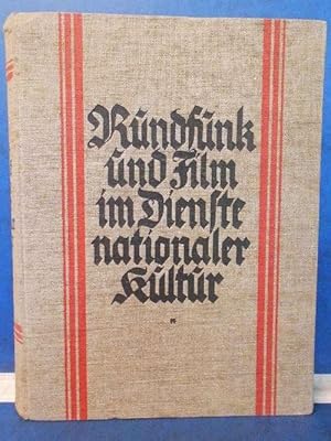 Rundfunk und Film im Dienste nationaler Kultur