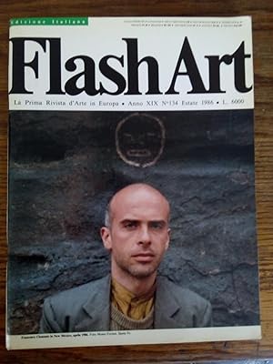 Immagine del venditore per Flash Art n 134 Estate 1986 cover Francesco Clemente venduto da Studio bibliografico De Carlo