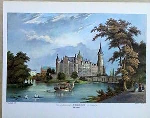 Bild des Verkufers fr Das grossherzogl. Schloss zu Schwerin. Um 1850,REPRODUKTION, zum Verkauf von Antiquariat Kastanienhof