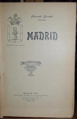 Immagine del venditore per MADRID venduto da Fbula Libros (Librera Jimnez-Bravo)