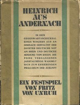 Bild des Verk�ufers f�r Heinrich aus Andernach. [Ein Festspiel.] zum Verkauf von Antiquariat Axel Kurta