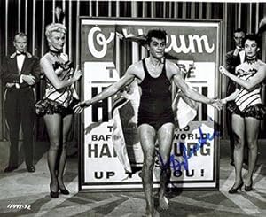 Photograph of Tony Curtis in Trapeze [?]. Signed.