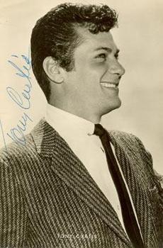 Photograph of Tony Curtis. Signed.