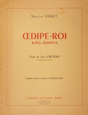 Seller image for Oedipe-Roi (King Oedipus), Fresque Musicale, Texte de Jean Cocteau, Vocal Score for sale by Austin Sherlaw-Johnson, Secondhand Music