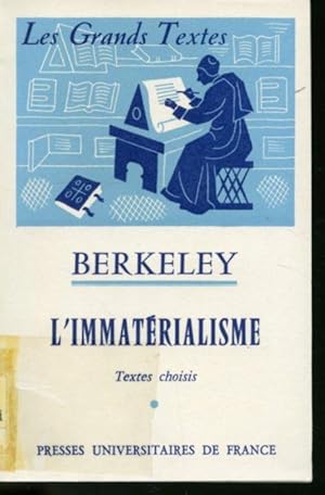 Seller image for L'Immatrialisme : Textes choisis for sale by Librairie Le Nord