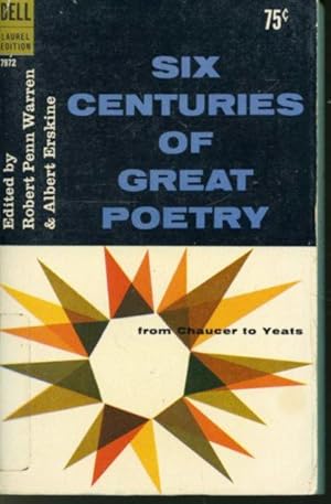 Image du vendeur pour Six Centuries of Great Poetry mis en vente par Librairie Le Nord