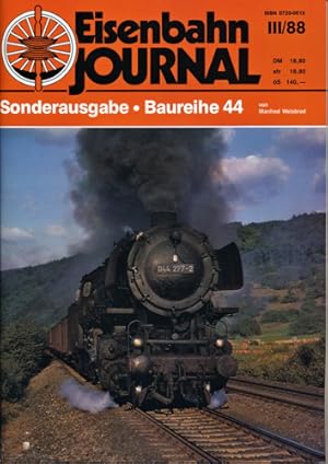 Seller image for Eisenbahn-Journal Sonderausgabe III/88: Baureihe 44. for sale by Versandantiquariat  Rainer Wlfel