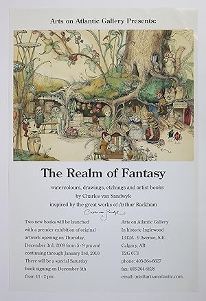 Arts on Atlantic Gallery Presents: The Realm of Fantasy, Watercolours, drawings, etchings and art...