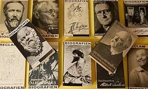 Kleine Reclam - Sammlung "Biografien und Dokumente": (12 verschiedene und alte DDR-Reclam-Titel) ...