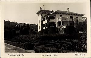 Ansichtskarte / Postkarte Caldetas Caldes dEstrac Katalonien Spanien, Sol y Mar, Torre