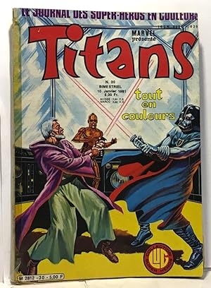 Titans - le journal des super héros en couleurs N°30 bimestriel 10 janvier 1981