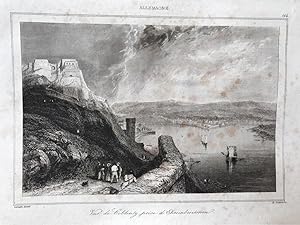 Imagen del vendedor de Vue de Coblentz [Koblenz] , prise d` Ehrenbreitstein. Orig.-Stahlstich um 1838 a la venta por Altstadt-Antiquariat Nowicki-Hecht UG