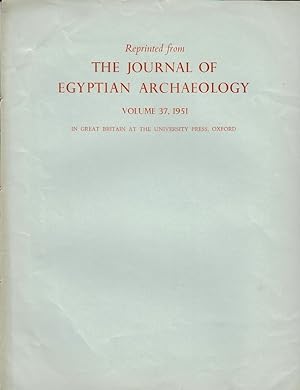 Sur l'emploi de l'encre rouge dans les manuscrits égyptiens. (The Journal of Egyptian Archaeology).