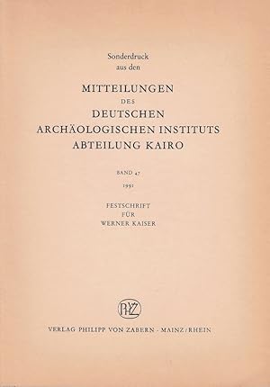 Bild des Verkufers fr Raccords Memphites. (Mitteilungen des Deutschen Archologischen Instituts, Abteilung Kairo). zum Verkauf von Librarium of The Hague