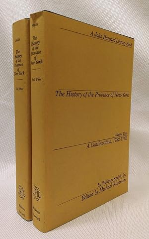 Seller image for The History of the Province of New York: Vol. 1, From the First Discovery to the Year 1732; Vol. 2, A Continuation, 1732-1762 (The John Harvard library) for sale by Book House in Dinkytown, IOBA