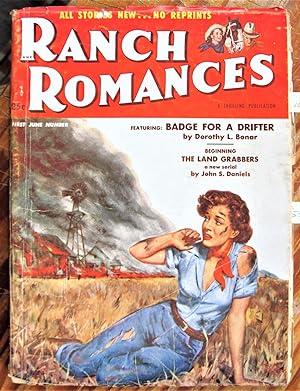 Badge for a Drifter. Short Story in Ranch Romances Volume 185 Number 3, June 4, 1954.