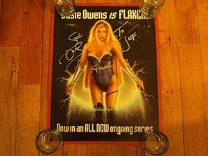 Susie Owens is Flaxen Series Poster 22X17 Signed by Owens