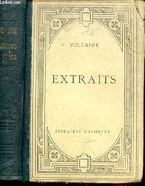 Seller image for Extraits de Voltaire for sale by Le-Livre