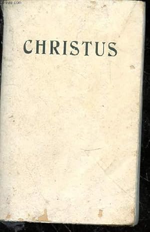 Bild des Verkufers fr Christus. Manuel d'histoire des religions zum Verkauf von Le-Livre