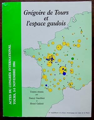 Bild des Verkufers fr GRGOIRE DE TOURS ET L'ESPACE GAULOIS. ACTES du congrs international Tours, 3-5 novembre 1994 (Actes Colloque 1996). 13 supplment. Association Gregoire 94. zum Verkauf von Librairie Le Trait d'Union sarl.