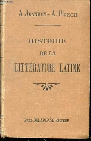 Imagen del vendedor de Histoire de la littrature Latine a la venta por Le-Livre