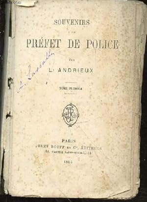 Seller image for Souvenirs d'un prfet de police for sale by Le-Livre