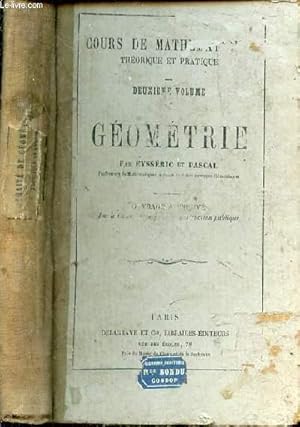 Cours de mathématiques théorique et pratique, deuxième volume - Géométrie