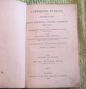 Cambrensis Eversus, Seu Potius Historica Fides in Rebus Hibernicis Giraldo Cambrensi Abrogata - V...