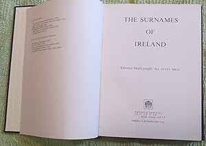 Seller image for The Surnames of Ireland for sale by Glenbower Books