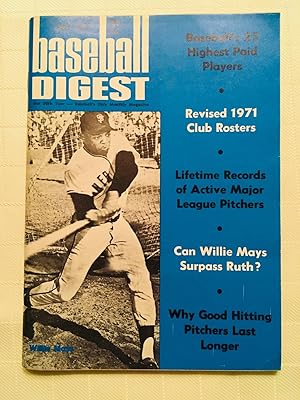Baseball Digest - May 1971 Issue (Willie Mays on Cover)