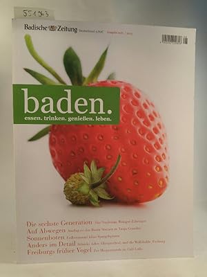 Imagen del vendedor de baden. essen, trinken, genieen, leben. Ausgabe acht. 2015. a la venta por ANTIQUARIAT Franke BRUDDENBOOKS