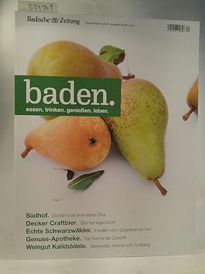 Imagen del vendedor de baden. essen, trinken, genieen, leben. Ausgabe zwlf. 2017. a la venta por ANTIQUARIAT Franke BRUDDENBOOKS