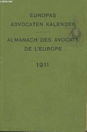 Bild des Verkufers fr Almanach des avocats d'Europe zum Verkauf von Le-Livre