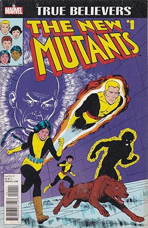 Seller image for TRUE BELIEVERS: NEW MUTANTS NO 1(JUNE 2017): REPRINTS NEW MUTANTS 1(1983): COMIC for sale by TARPAULIN BOOKS AND COMICS