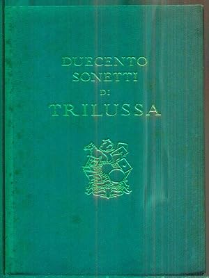 Bild des Verkufers fr Duecento sonetti di Trilussa zum Verkauf von Librodifaccia