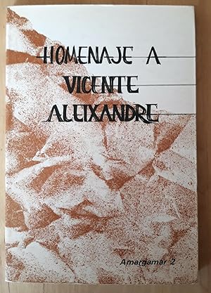 Imagen del vendedor de HOMENAJE A VICENTE ALEIXANDRE a la venta por Itziar Arranz Libros & Dribaslibros