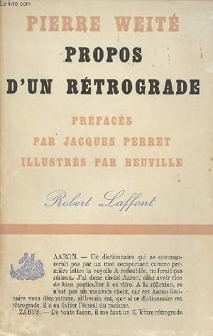 Immagine del venditore per Propos d'un rtrograde venduto da Le-Livre