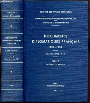 Bild des Verkufers fr Documents diplomatiques franais 1932-1939 - 2e srie (1936-1939) - Tome V (20 fvrier - 31 mai 1937) - zum Verkauf von Le-Livre