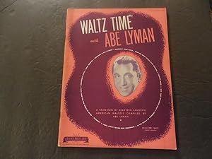Waltz Time With Abe Lyman Sheet Music Mayfair Music Corp 1943