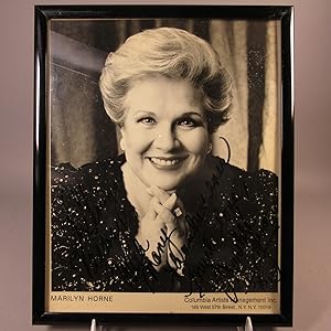 Autographed photograph of Marilyn Horne