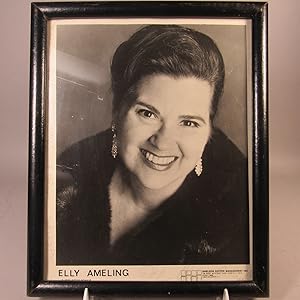 Autographed photograph of Elly Ameling