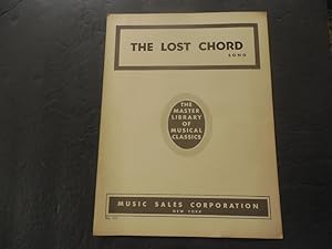 The Lost Chord Song Sheet Music Master Library Musical Classics