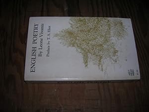 Seller image for English poetry and its contribution to the knowledge of a creative principle for sale by Bookstore Brengelman