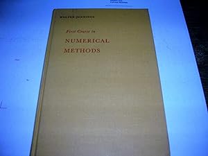 Seller image for First Course in Numerical Methods for sale by Bookstore Brengelman