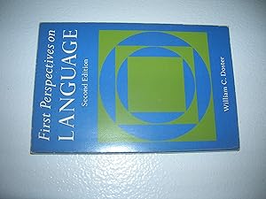 Seller image for First Perspectives on Language for sale by Bookstore Brengelman
