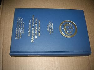 Seller image for Techniques for Determining Probabilities of Geologic Events and Processes (International Association for Mathematical Geology Studies in Mathematical Geology) for sale by Bookstore Brengelman