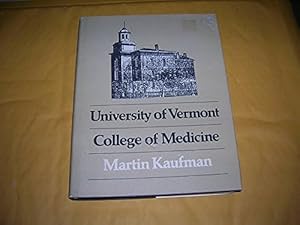 Seller image for University of Vermont College of Medicine for sale by Bookstore Brengelman